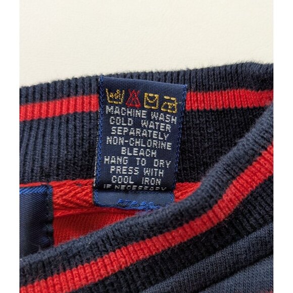 Vintage Regatta Sports Clipper Men's Striped T-Shirt With Embroidered Badge Sz L - Picture 7 of 8